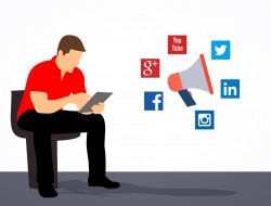 Image relative au social media marketing et au blog d'entreprise