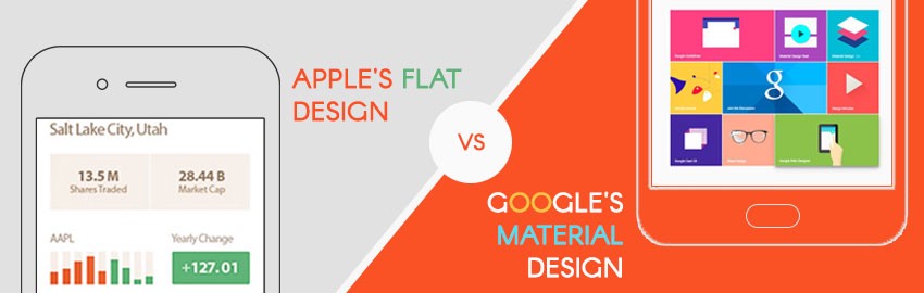 comparaison design android ios