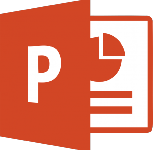 logo du logiciel de présentation microsoft powerpoint