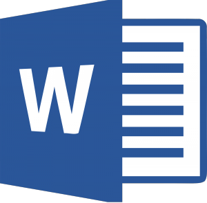 icône du logiciel de traitement de texte Microsoft Word