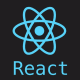 logo du framework React pour le développement d'applications JavaScript web et mobiles
